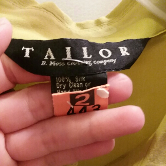 Tailor B.Moss Clothing Co 100% Silk Shirt sz M - Picture 4 of 4